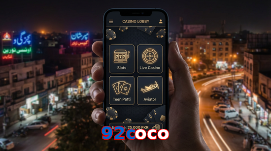 Main screen of 92Coco app page for PK players