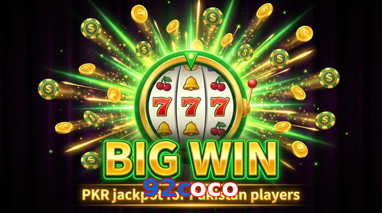 Big win animation on 92Coco slot game